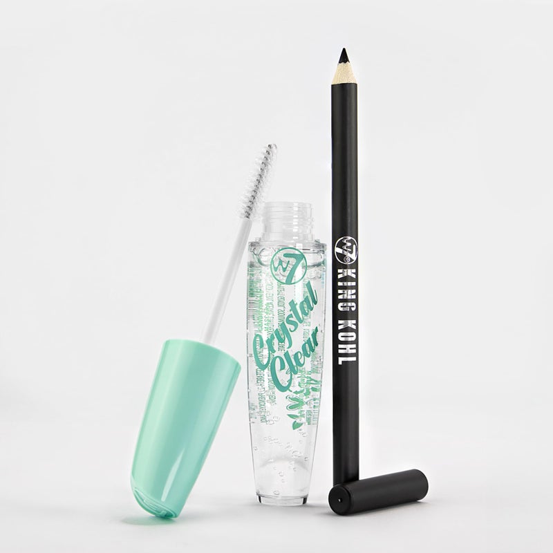 W7 Crystal Eyes Duo Gift Set - Crystal Clear Mascara & Pencil Eyeliner - Eye Makeup Duo - Stocking Stuffer - Image 3